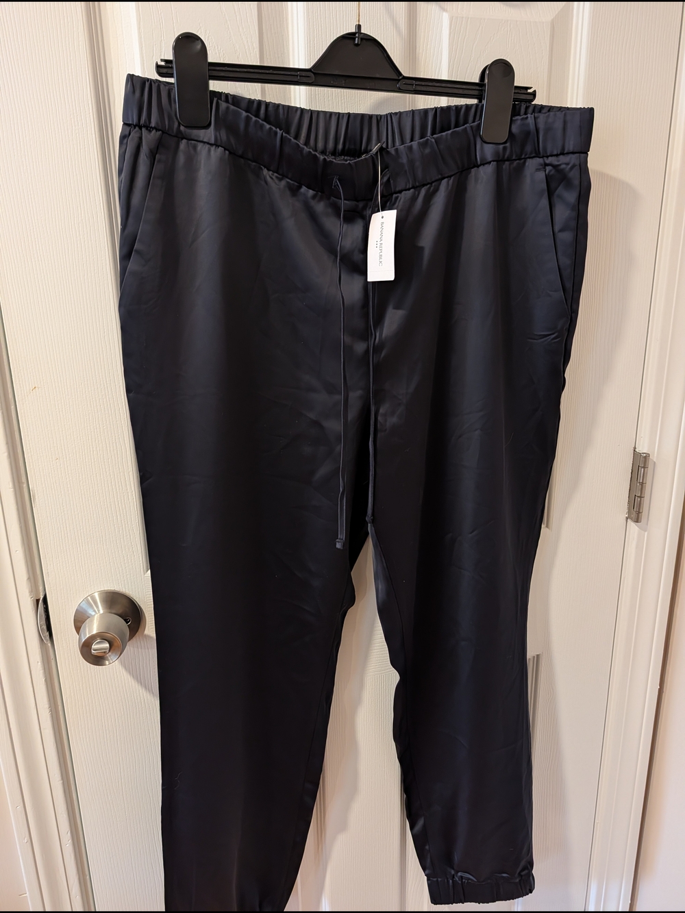 Women's Dark Navy Drawstring Joggers